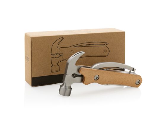 Wooden multi-tool hammer Brown - XD Collection P221.209