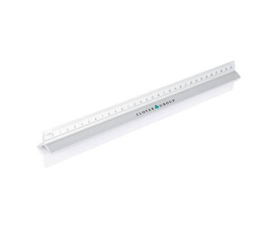 Aluminium triangle rule - 30cm Silver - XD Collection P165.132