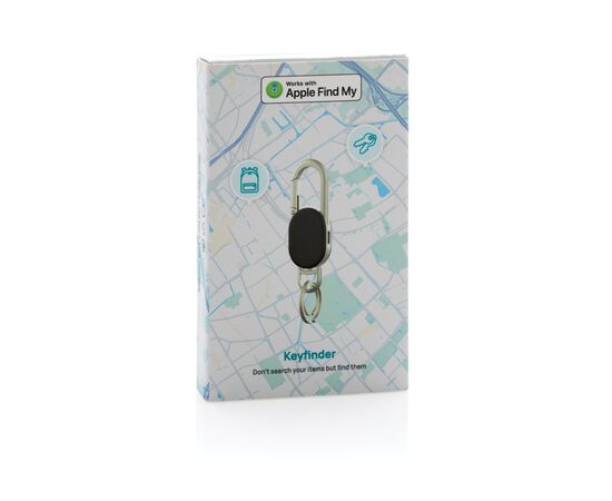 Porte-clés avec géolocalisation et USB C Keyfinder Noir, Gris - XD Collection P301.6301