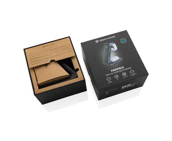 Urban Vitamin Fairfield 3in1 RCS rplastic oplader Zwart - Urban Vitamin P308.361