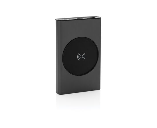 Terra 5000mAh Powerbank  aus RCS Aluminium, 5W Wireless Grau - XD Xclusive P322.642