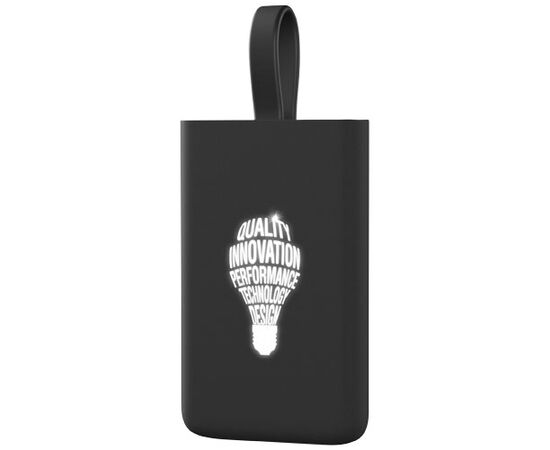 SCX.design P05 1000 mAh light-up power bank Black, White - SCX.design 1PX01500