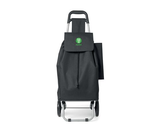600DPolyester shopping trolley Black -  MO8635-03