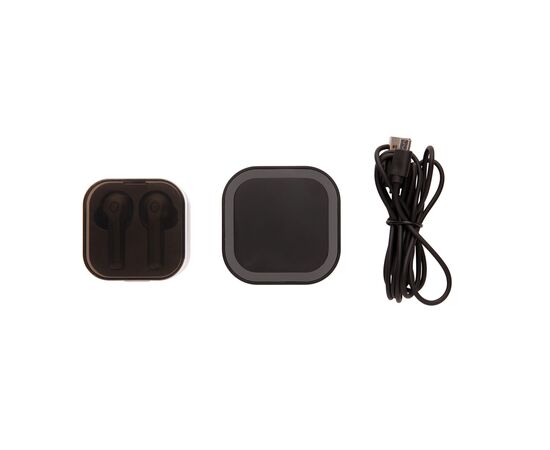 TWS earbuds in wireless charging case Black - XD Collection P329.121