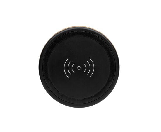 Bambus Wireless Charger und Lautsprecher Braun, Schwarz - XD Collection P329.179