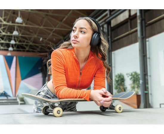 Casque audio ANC en plastique recyclé RCS Urban V Cupertino Noir - Urban Vitamin P329.571
