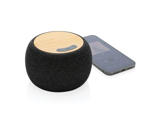 RCS Rplastic/PET and bamboo 5W speaker Anthracite - XD Collection P329.949