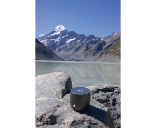 Swiss Peak RCS gerecycled aluminium 3W bass speaker Grijs - Swiss Peak P331.002