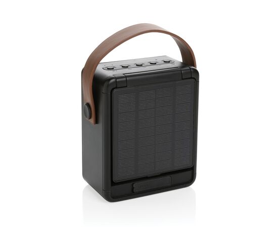 Skywave RCS gerecycled plastic solar speaker 12W Zwart - XD Xclusive P331.011