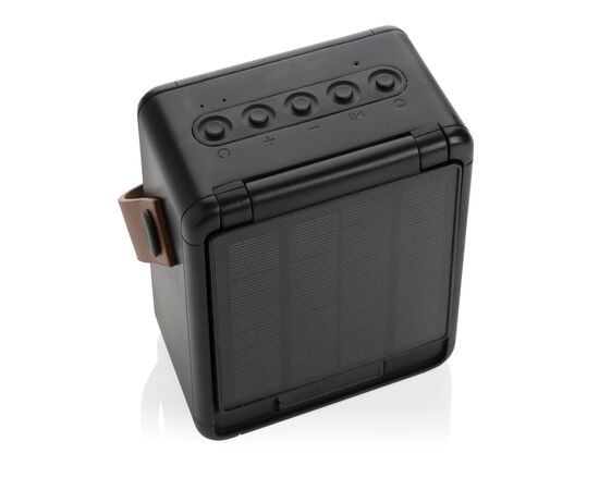 Skywave RCS gerecycled plastic solar speaker 12W Zwart - XD Xclusive P331.011