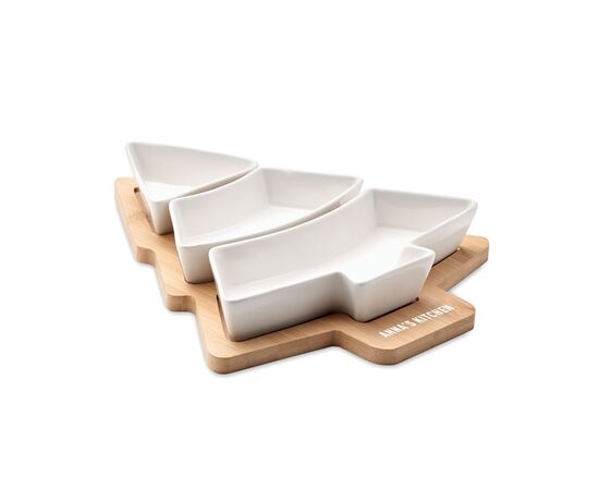 Plats de service de Noël Blanc -  CX1502-06