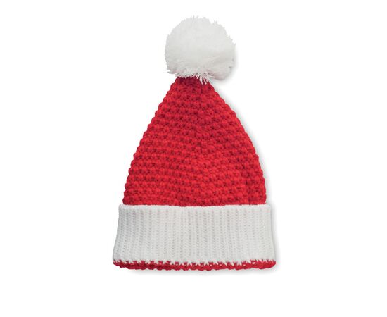 Gebreide kerstmuts Rood -  CX1534-05
