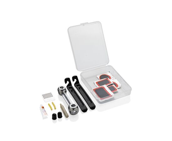 Bike repair kit compact Transparent, Black - XD Collection P416.141