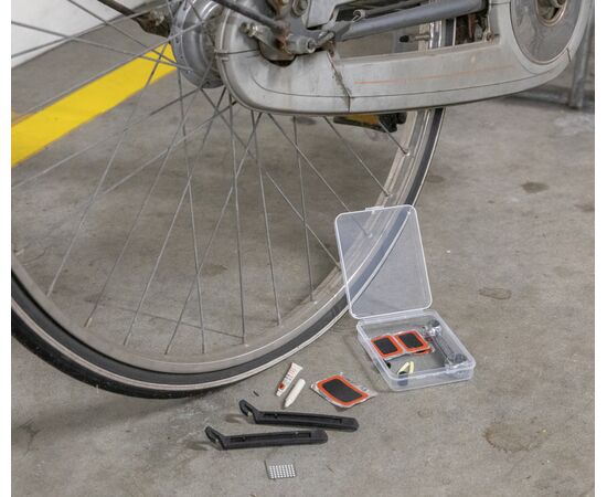 Bike repair kit compact Transparent, Black - XD Collection P416.141