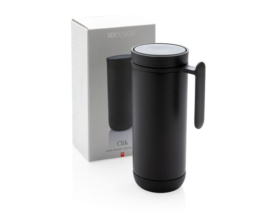 Clik lekvrije reismok met handvat Zwart, Antraciet - XD Design P432.071