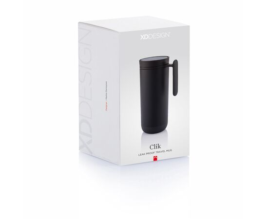 Clik lekvrije reismok met handvat Zwart, Antraciet - XD Design P432.071