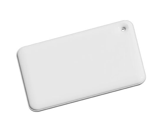 RFX&#8482; H-10 rectangular reflective PVC hanger small White - RFX™ 1PR09401