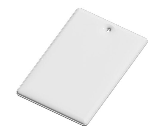 RFX&#8482; H-12 rechteckiger reflektierender TPU-Anhänger groß Weiß - RFX™ 1PR10901