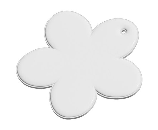 RFX&#8482; H-13 reflecterende pvc hanger met bloemen Wit - RFX™ 1PR11801