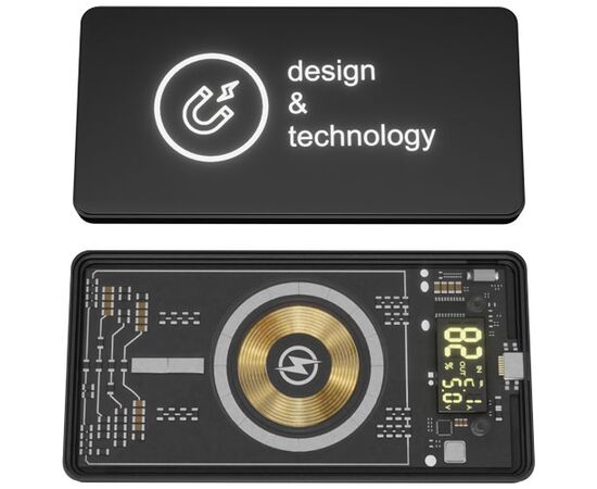 SCX.design P19 5000 mAh 5W magnetic wireless power bank Noir - SCX.design 1PX16090