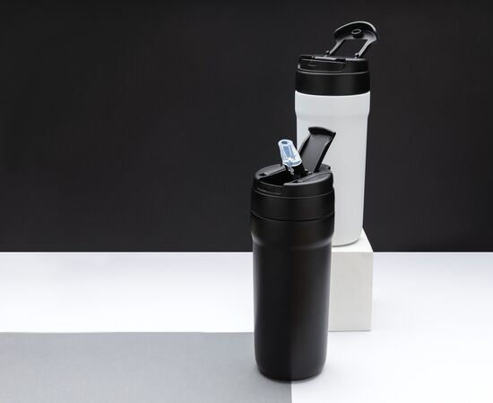 Mug RCS et RSS avec couvercle chaud / froid Blanc - XD Collection P433.133