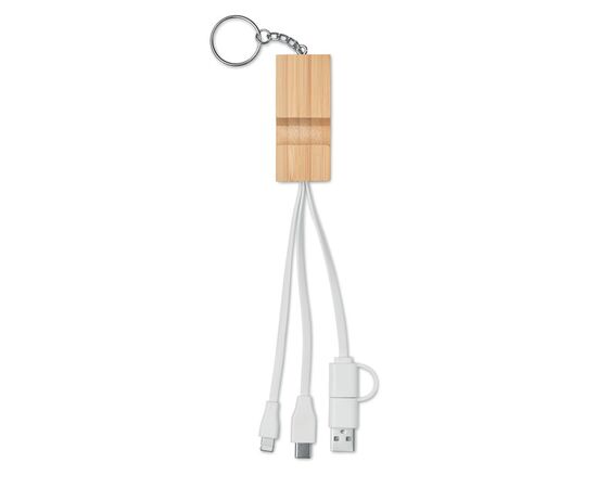 Bamboe sleutelhanger en houder - MO2295-40