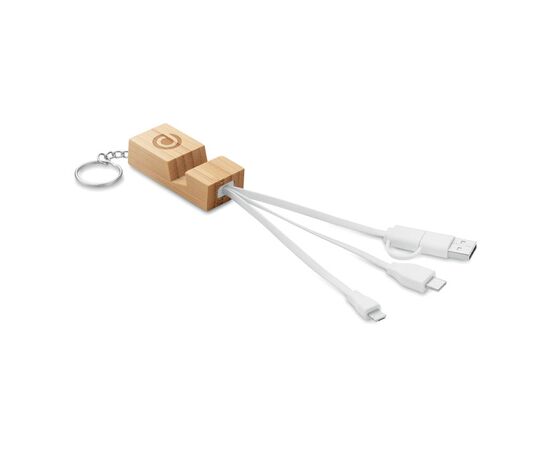 Bamboe sleutelhanger en houder - MO2295-40