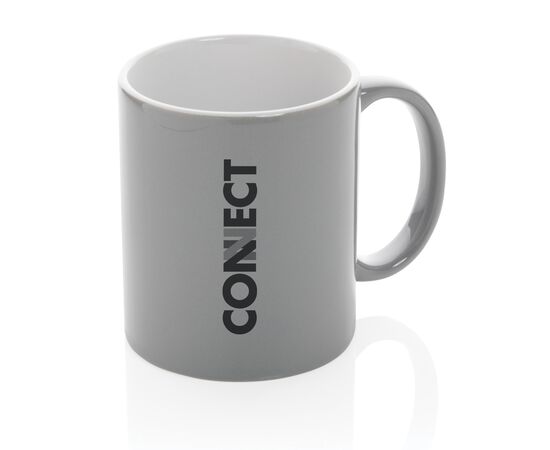 Mug classique 350ml en céramique Gris - XD Collection P434.012