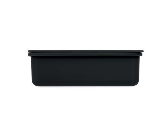 Lunchbox met bestek Zwart -  MO6254-03