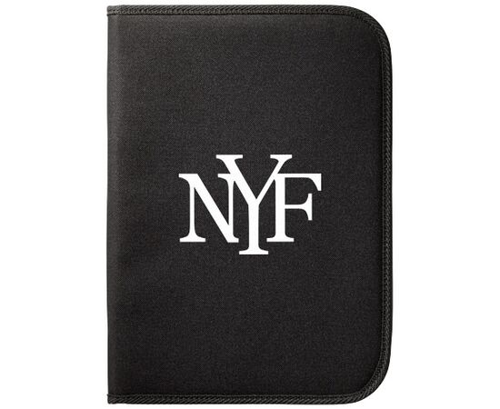 Berkeley A4 portfolio met ritssluiting Zwart - Unbranded 19546619