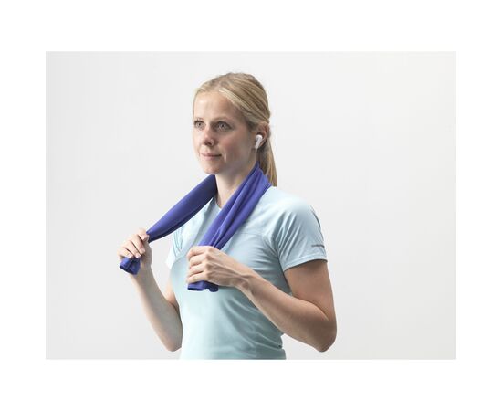 CoolDown GRS RPET sports cooling towel Blue -  286330