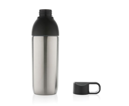 Bouteille iso 540ml en acier inoxydable recyclée Flow RCS Argent - XD Xclusive P435.542