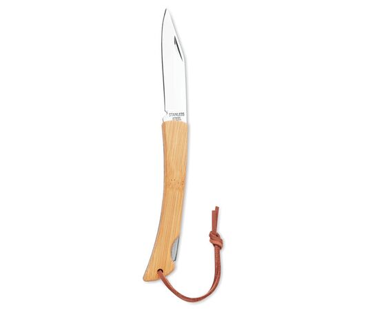 Foldable knife in bamboo Wood -  MO6623-40