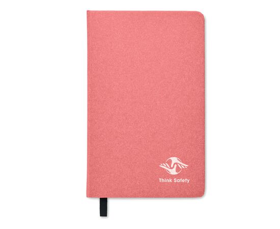 Carnet A5 en papier recyclé Rouge -  MO6689-05