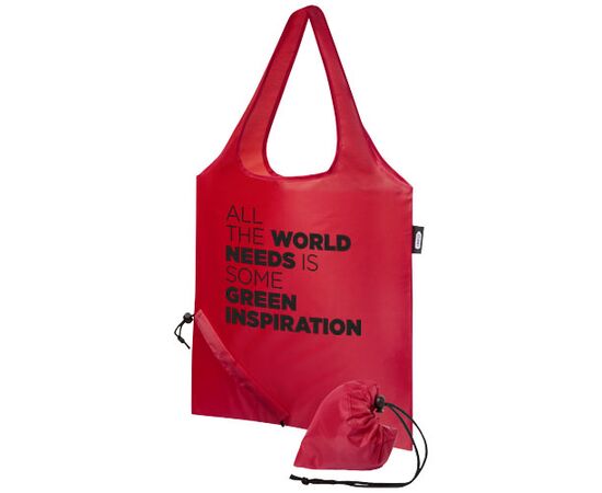 Sac shopping pliable Sabia en PET recyclé 7L Rouge - Unbranded 12054121