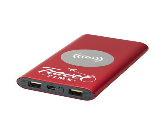 Juice 8000 mAh draadloze powerbank Rood - Unbranded 12417321