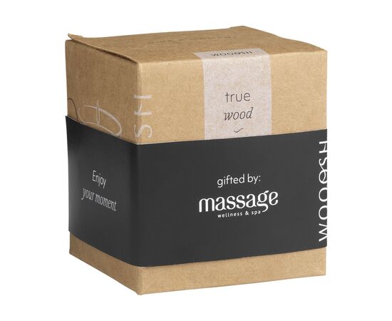 Wooosh Scented Candle True Wood Zwart - Wooosh 234398