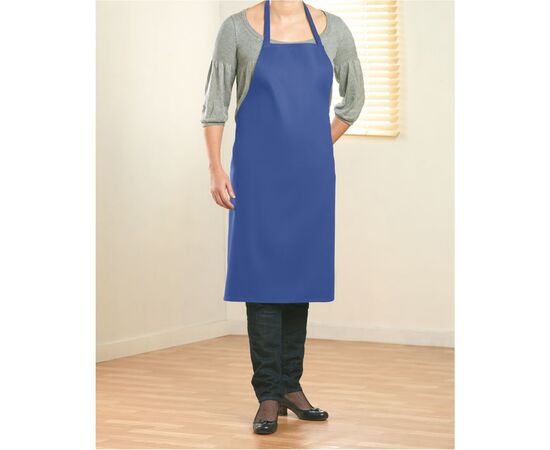Kitchen apron in cotton Royal blue -  MO7251-37