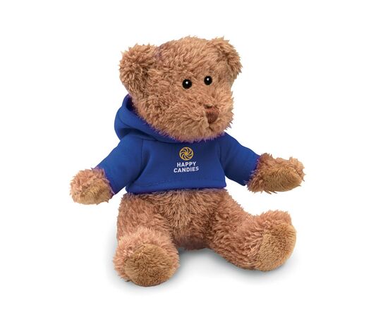 Teddybeer met sweatshirt Blauw -  MO7375-04