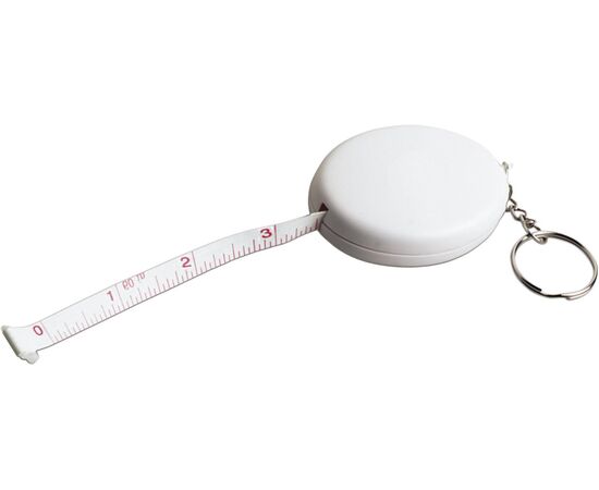 ABS key holder tape measure Lorena White -  2131.002