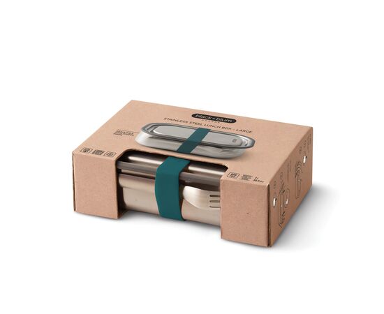 Black+Blum Stainless Steel Lunch Box Large Turquoise - Black + Blum P439.0033