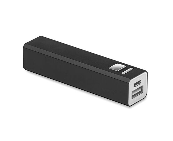 Power bank en aluminium Noir -  MO8602-03
