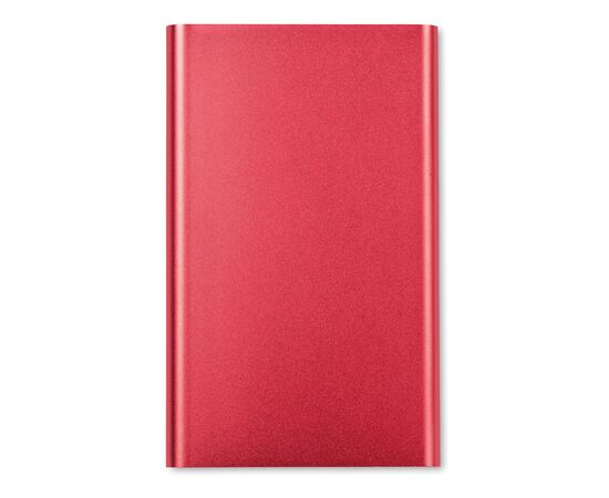 Flat power bank 4000 mAh Red -  MO8735-05