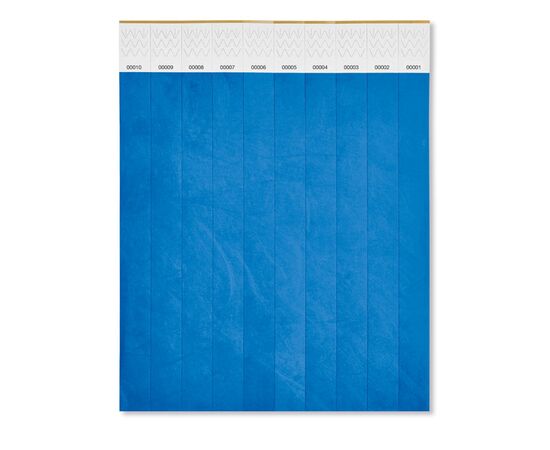 One sheet of 10 wristbands Royal blue -  MO8942-37