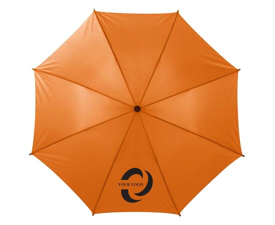Polyester (190T) umbrella Kelly Black -  4070.001