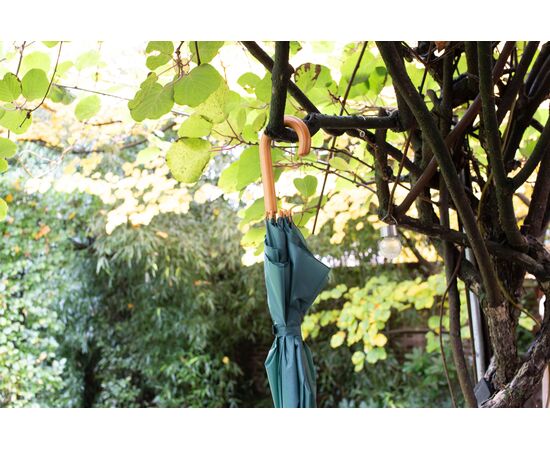 Polyester (190T) umbrella Kelly Black -  4070.001
