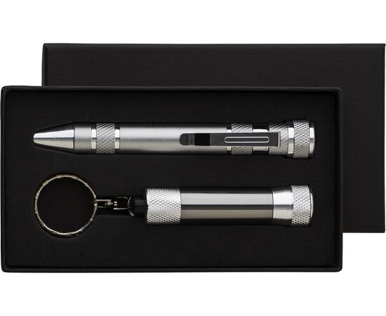 Aluminium 3-in-1 key holder Frazer Grey -  4850.003