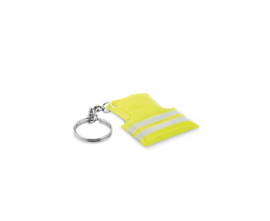 Porte-clés gilet de  sécurité Jaune fluo -  MO9199-70
