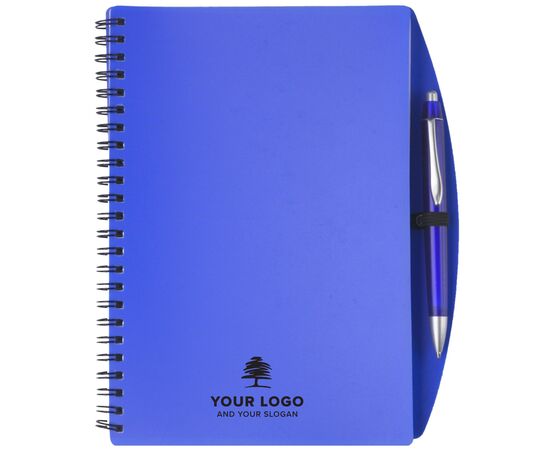 Carnet A5 à spirale Solana Bleu -  5140.005