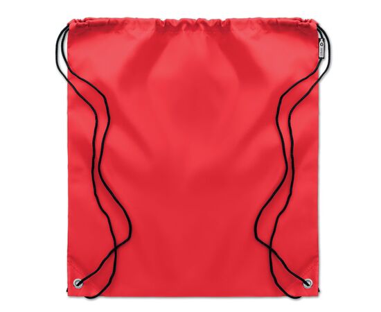190T RPET drawstring bag Red -  MO9440-05